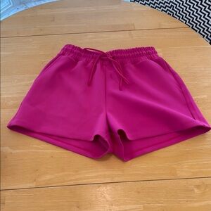 Good American Pink Scuba Shorts. Size 2 (means 4/6 in this brand)